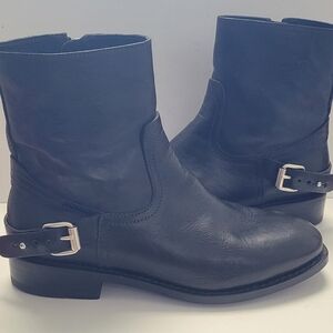 Rag & Bone Black Leather Womens Boots